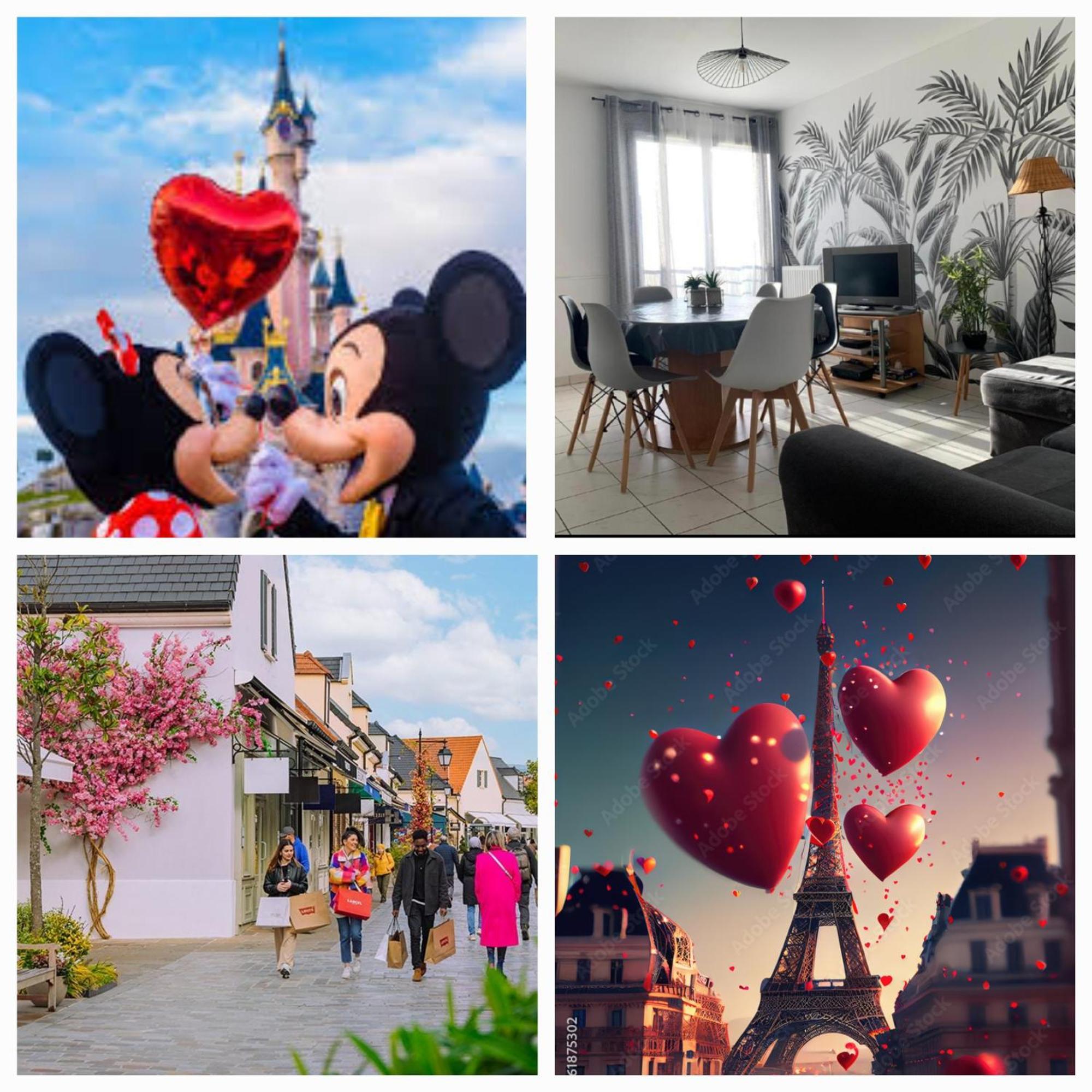 Disney, Sunny Comfortable 2 Bedrooms Family Apartment, 8 Pers, Wifi, Netflix Chessy  Exteriér fotografie